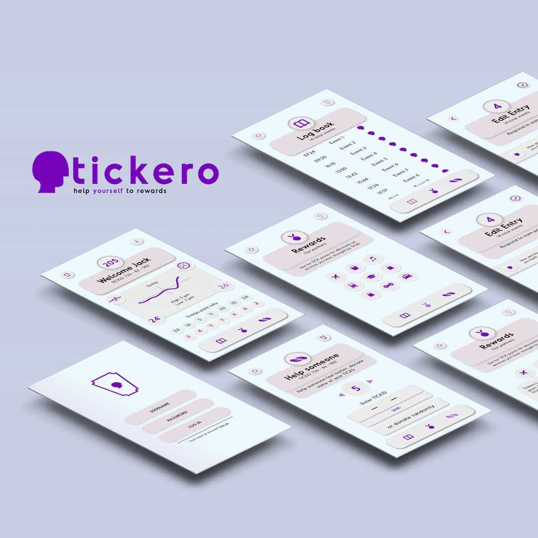 Tickero - Digital Currency promoting improved mental health