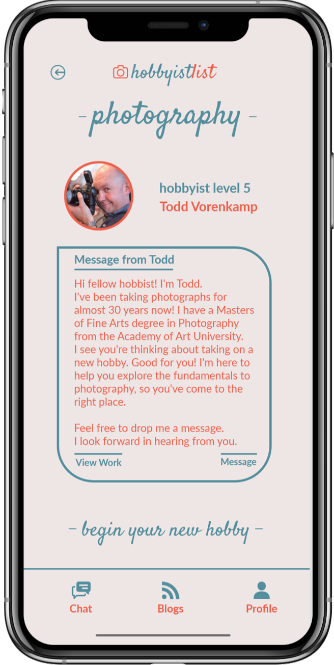 Hobbyistlist Photography Chat